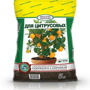 Биогрунт Экофлора "Для цитрусовых" 5 л. 110 Родники  Родники