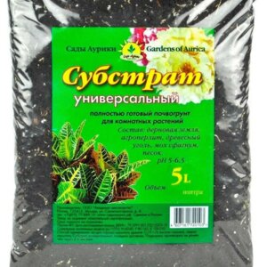 Субстрат универсальный "Сады Аурики" 5 л. Родники  Родники
